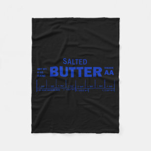 Grappige Foodie Bakker Bakt Gezouten Boter Fleece Deken