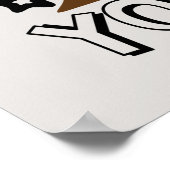 grappige footballs mama poster (Hoek)