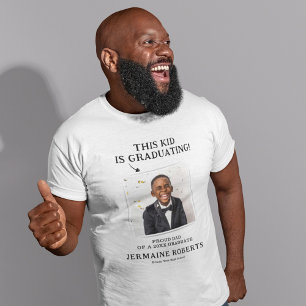 Grappige foto Deze jongen gaat afstuderen Afstuder T-shirt