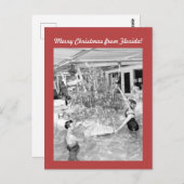 Grappige  foto Florida Christmas Briefkaart (Voorkant / Achterkant)