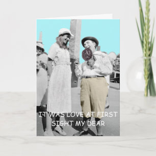 GRAPPIGE  FOTO LIEFDE OP HET EERSTE GEZICHT FLIRTE KAART