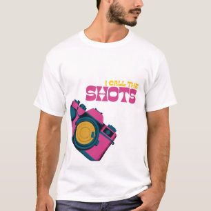 Grappige Fotograaf Ik Neem De Foto Retro Camera T-shirt
