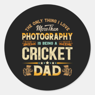Grappige fotografie Vaderdag - Vintage Cheer Cri Ronde Sticker