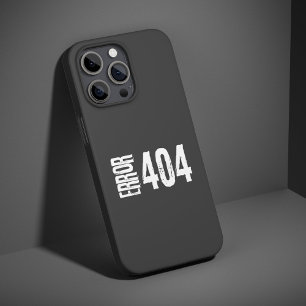 Grappige Fout 404 Pagina Niet Gevonden Geek Humor iPhone 15 Pro Hoesje