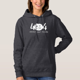 Grappige Foutmelding Moe Energie Niet Gevonden Hoodie