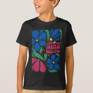 Grappige Foxdraaft Deltas Tangos Flower Boho T-shirt