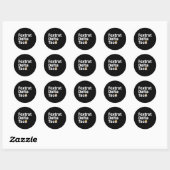 Grappige Foxtrot Delta Taco7 Ronde Sticker (Vel)