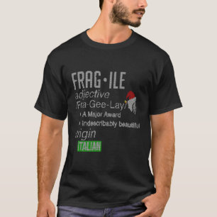 Grappige fragiele definitie lelijk gebreid voor Ke T-shirt