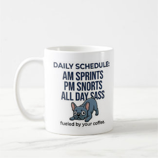 Grappige Franse Bulldog Dagelijkse Planning Hond M Koffiemok