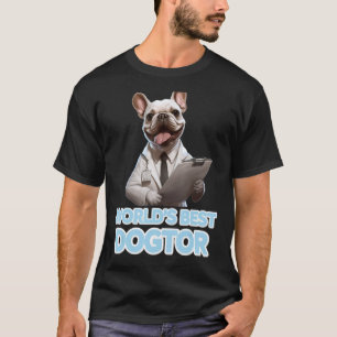 Grappige Franse Bulldog Love Dog Mom Worlds Beste T-shirt