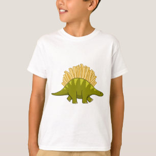Grappige Franse Friet Dinosaurus T-shirt