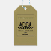 Grappige Franse verjaardag Cadeaulabel (Achterkant)