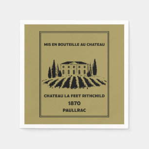 Grappige Franse verjaardag Servet