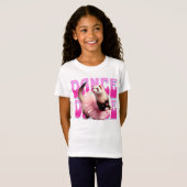 Grappige fret in een Tutu Dancing T-shirt (Voorkant volledig)