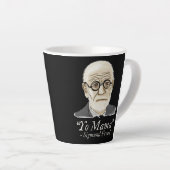 Grappige Freud psychologie Latte Mok (Rechterhoek)