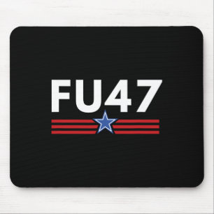 Grappige Fu47 Anti Trump Patriottische Pro Harris  Muismat