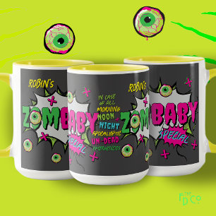 Grappige Fun ‘ZomBaby’ Speciale Pop Art Mok