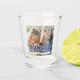 Grappige Funcle Oom Foto Shot Glas