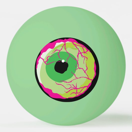 Grappige Funky Zombie Eyeball Beer of Pingpongballen (Voorkant)