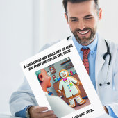 Grappige fysieke therapeut verjaardag kaart