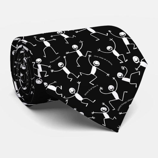 Grappige Fysieke Therapie Douane PT Stropdas (Opgerold)