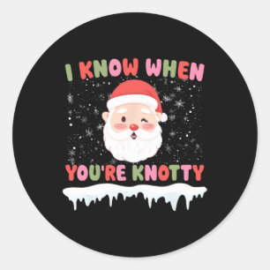 Grappige Fysiotherapeut Kerst PT Therapeut Xm Ronde Sticker