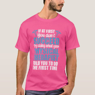 Grappige Fysiotherapie PT, Retro Fysiotherapeut T-shirt