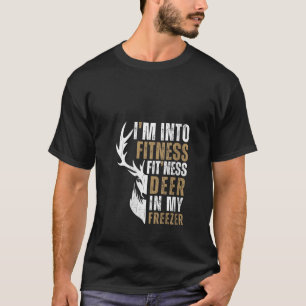 Grappige Gag Hunter Papa Ik Ben In Fitness Herten  T-shirt