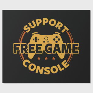 Grappige Gamer Console Protest Gamen Cadeaupapier