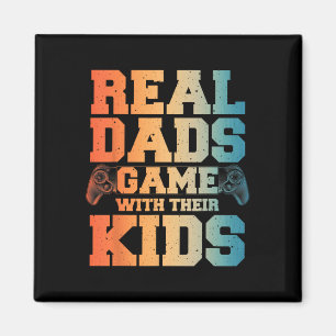 Grappige Gamer Dad Art voor Gaming Dad Daddy Manne Magneet