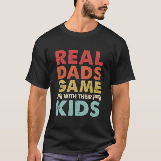Grappige Gamer Dad Art voor Gaming Dad Daddy Manne T-shirt