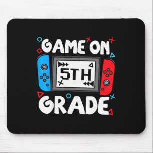 Grappige Gamer Game On 5e klas Ck naar school Kids Muismat