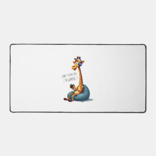Grappige Gamer Giraffe Gaming voor Jongens Mannen  Bureaumat
