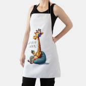 Grappige Gamer Giraffe Gaming voor Jongens Mannen  Schort (Insitu)
