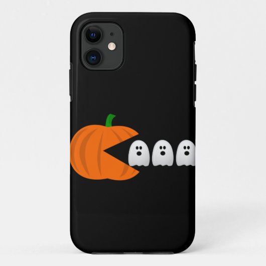 grappige gamer halloween pompoenen retro Case-Mate iPhone case (Achterkant)