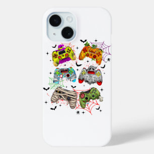 Grappige Gamer Halloween telefoon iPhone 15 Hoesje