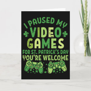 Grappige Gamer Ik Pauzeerde Mijn Videogames Voor S Kaart