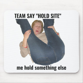 Grappige gamer meme muismat houd site