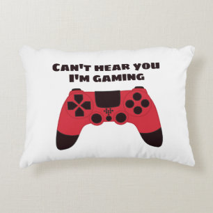 Grappige Gamer Meme - Videospellen Nerd Typografis Accent Kussen