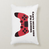 Grappige Gamer Meme - Videospellen Nerd Typografis Accent Kussen (Voorkant(Verticaal))