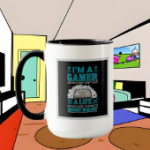 Grappige gamer Monogram Word Art toevoegen Mok