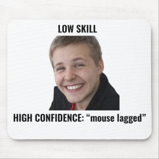 Grappige Gamer Muis Vertraging Meme Muismat