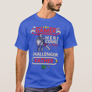 Grappige Gamer Vader Gaming Vader Videospel Nieuwe T-shirt