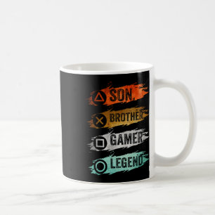 Grappige Gamer Vintage Videogames Voor Broer S Koffiemok