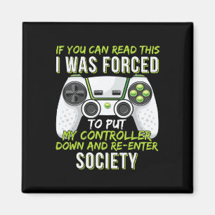 Grappige Gaming Boys Meisjes Mannen Gamer Video Ga Magneet