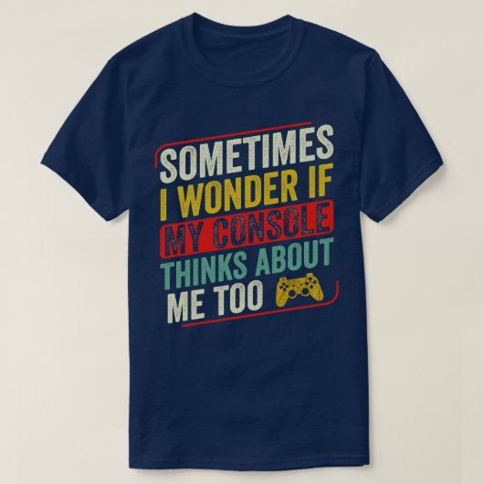 Grappige Gaming Console Videogames T-shirt (Design voorkant)