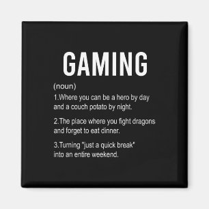 Grappige Gaming Definitie2 Magneet