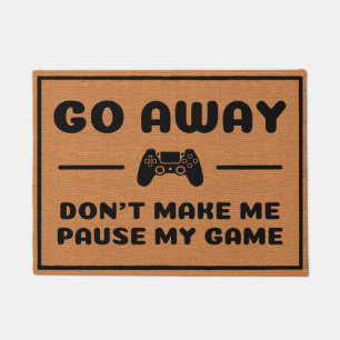 Grappige Gaming Introvert Humor Rustiek Minimalist Deurmat