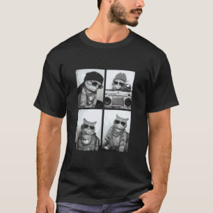 Grappige Gangster Katten Hip Hop Straat Stedelijke T-shirt
