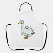 Grappige gans, ganzenliefhebber, Gekke gans Schort (Voorkant)